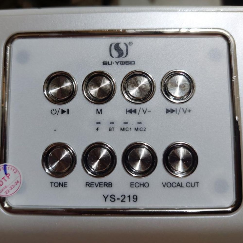 Loa karaoke YS-219, âm thanh sống động, micro hút giọng, bass cực căng, thoả sức làm ca sĩ ngay tại nhà - BH 12 tháng