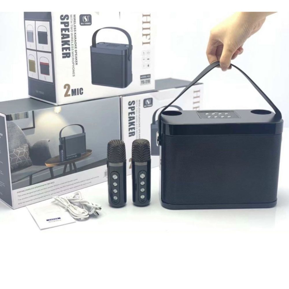 Loa karaoke YS-219, âm thanh sống động, micro hút giọng, bass cực căng, thoả sức làm ca sĩ ngay tại nhà - BH 12 tháng