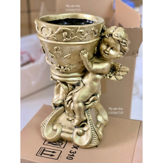 thiên thần đứng Bình hoa  composite