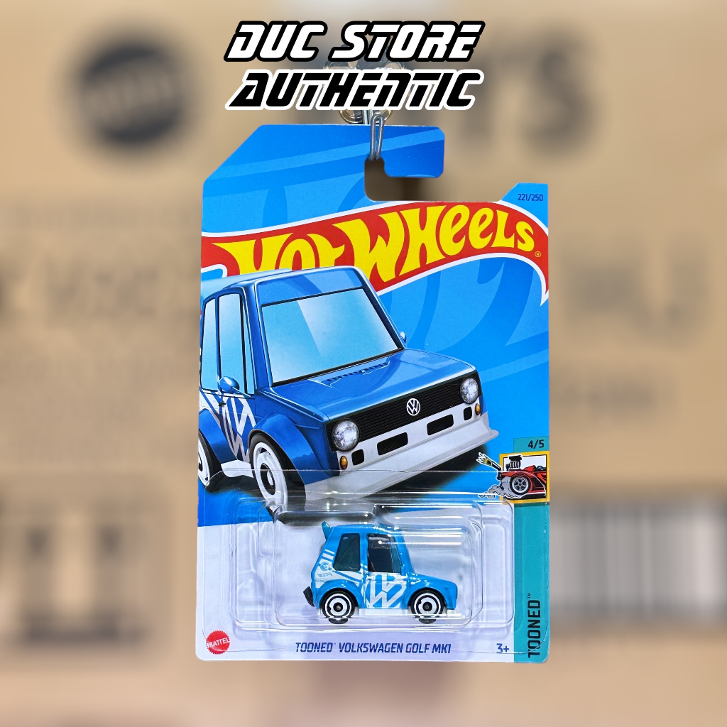 ducstore.vn Xe mô hình HKK96 Hot Wheels Tooned Volkswagen Golf Mk1 - TH - basic case N 2023
