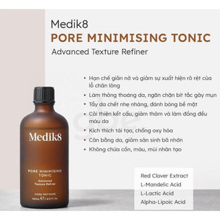 Toner Medik8 Pore Minimising Tonic 100ml
