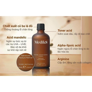Toner Medik8 Pore Minimising Tonic 100ml