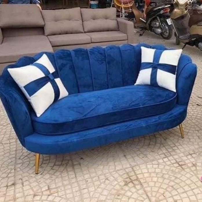 BỘ SOFA SÒ PHÒNG KHÁCH, SOFA PHÒNG NAIL SIÊU XINH - (BỘ GỒM GHẾ + 2 ĐÔN + 2 GỐI) | BigBuy360 - bigbuy360.vn