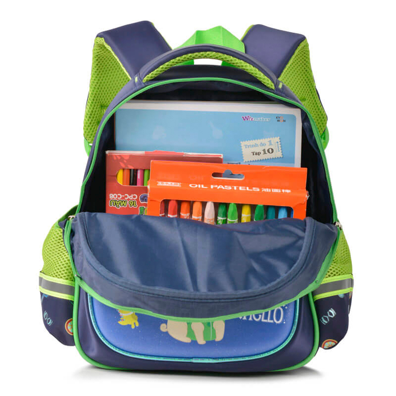 Balo mẫu giáo Mr Vui 857 cho bé từ 1 đến 5 tuổi ba lô in hình