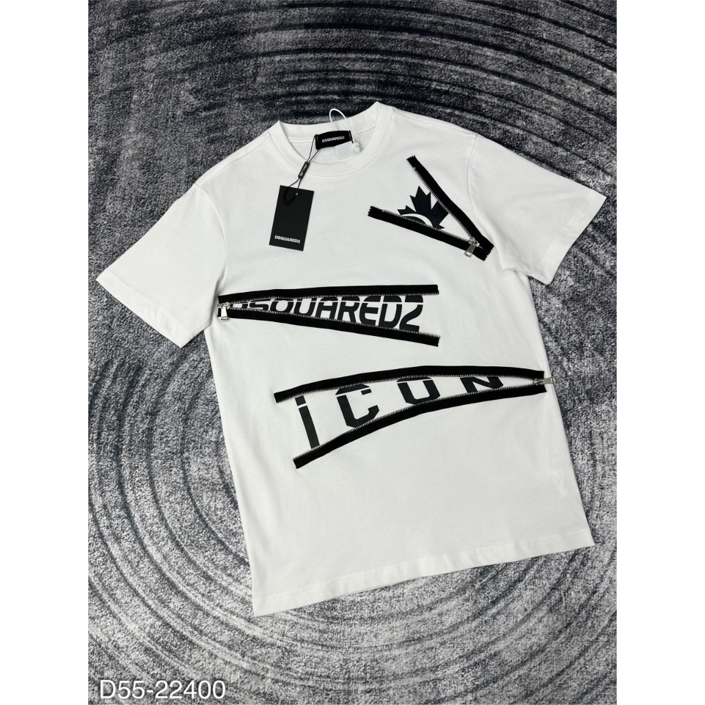 Áo Phông Icon Nam Phối Khóa Chéo Siêu Đẹp - Áo DSQ Icon Nam Mix Khọa Độc Lạ #Hot #2023