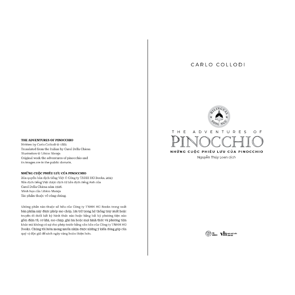 Sách : Những cuộc phiêu lưu của PINOCCHINO_The adventures of PINOCCHINO song ngữ Việt - Anh (kèm audio + note từ mới)