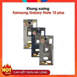 Khung xương viền samsung note 10 plus / n975 - blacket samsung galaxy note10+ zin bóc máy