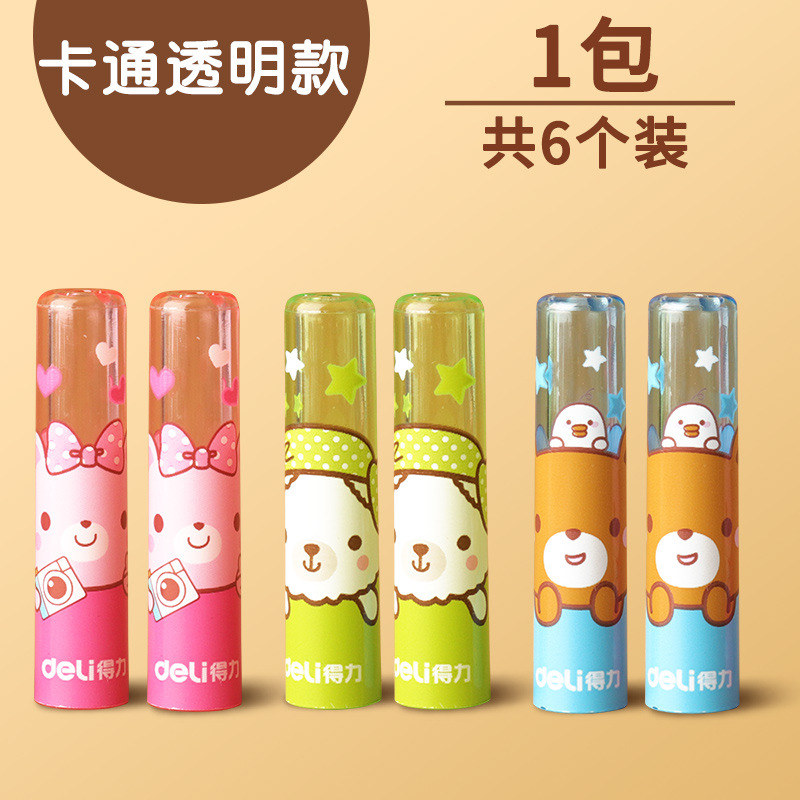 Set Nắp Bút Chì Nhựa Hình Ngộ Nghĩnh Deli