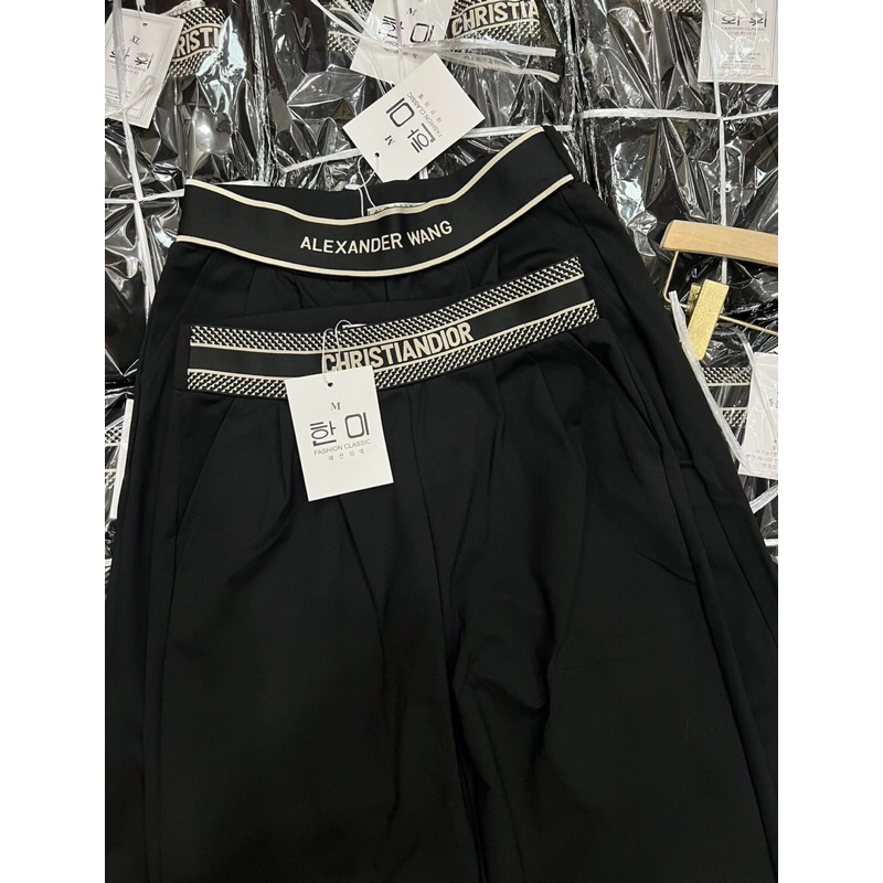 QUẦN SUÔNG UMI HÀN  CẠP CHỮ