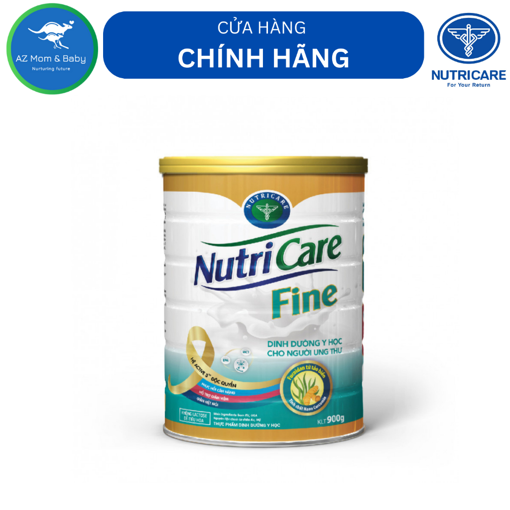 Sữa bột Nutricare Fine dinh dưỡng tăng cường miễn dịch cho bệnh nhân ung thư (900g)