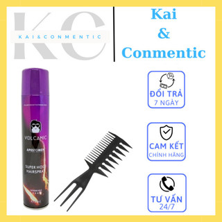 Gôm xịt tóc Volcanic Clay 350ml giữ nếp tóc 24 giờ Keo xịt tạo kiểu tóc nam chính hãng