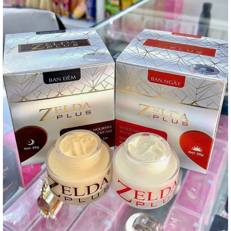 Combo Kem Face Zelda Dưỡng Trắng Da Ngày Đêm