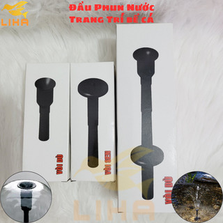 Đầu Phun Trang Trí Bể Cá Hồ Koi - Đầu Phun Sen, Phun Dù Bể Cá, Hòn Non Bộ