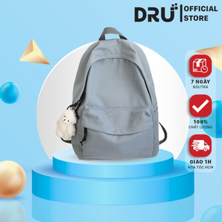 Balo cao cấp dru tặng sticker phong cách ulzzang hàn quốc nam nữ thời trang cute dễ thương basic bl030