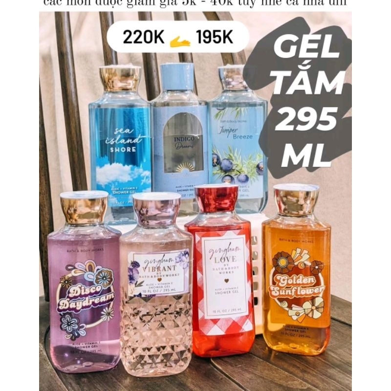 LINK 1: 50 mùi 🛀 Shower Gel 🧖 Dầu tắm dạng gel 295ml chính hãng Bath & Body Works