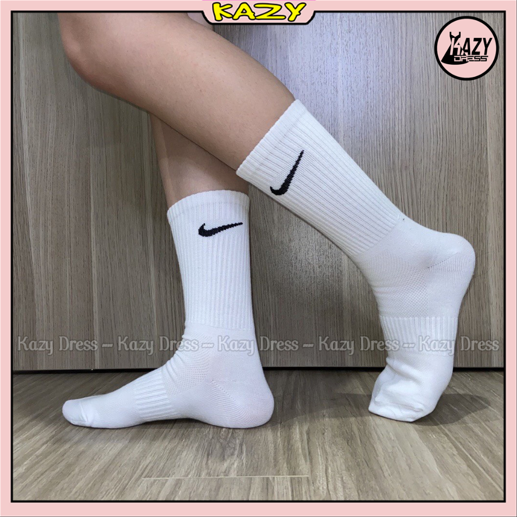 Tất vớ thể thao cổ cao unisex phong cách trẻ trung, năng động KAZY DRESS  TTT