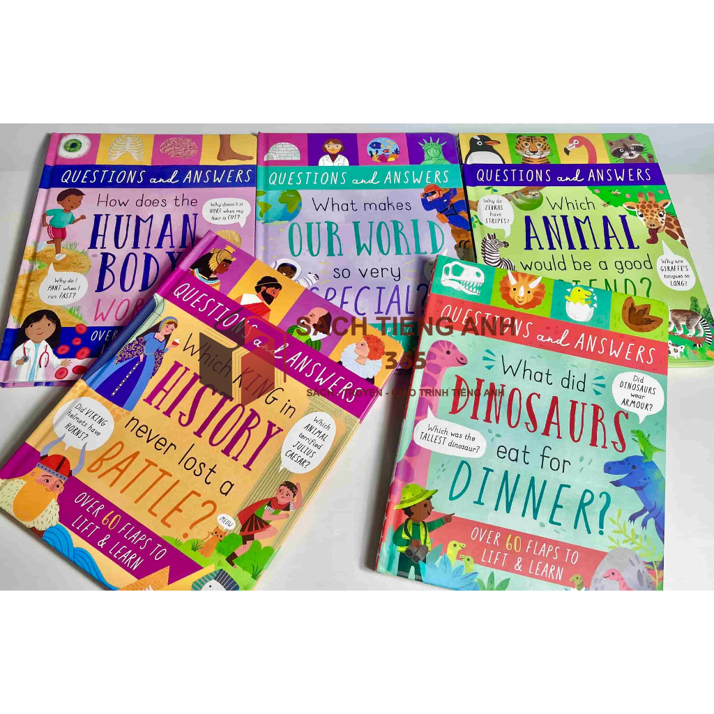 Questions and Answers Lift-the-Flap Board - 5q| Nhập Khẩu