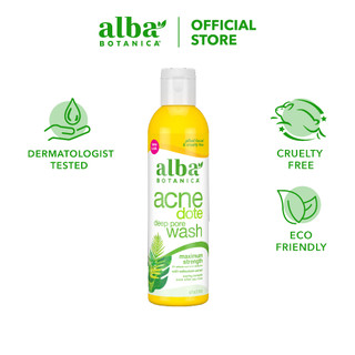 Sữa rửa mặt làm sạch sâu cho da mụn alba botanica acnedote deep pore wash 177ml