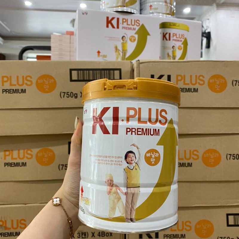 SỮA BỘT KI PLUS TĂNG CHIỀU CAO CHO TRẺ SỐ 1 HÀN QUỐC DATE MỚI HỘP 750gr