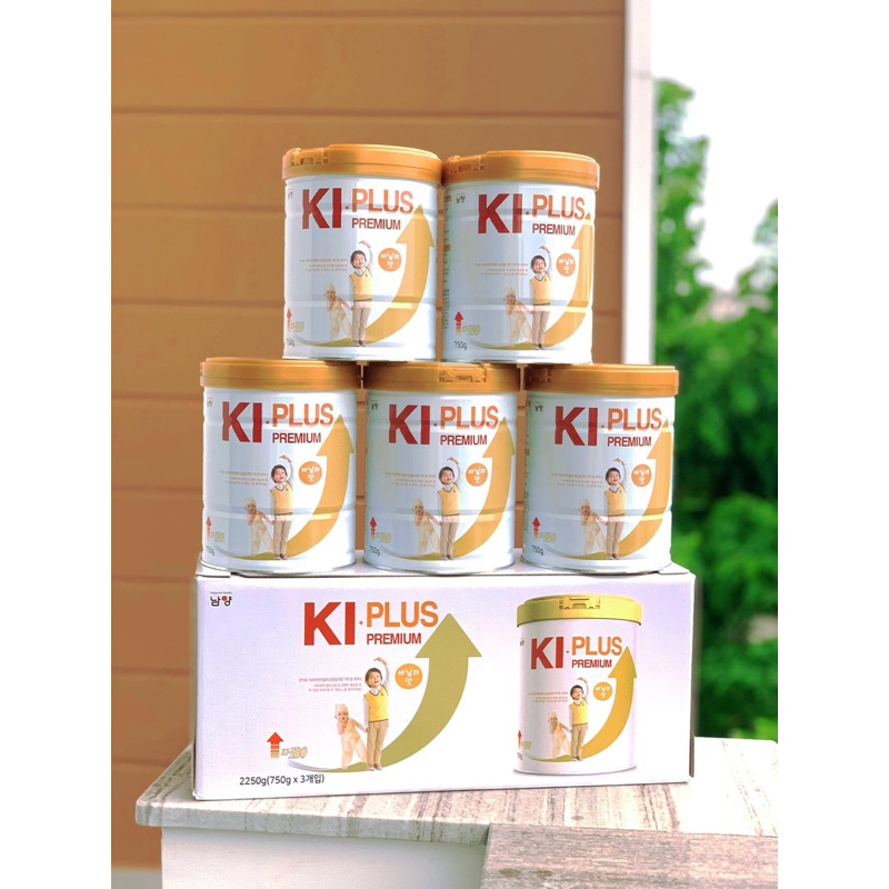 SỮA BỘT KI PLUS TĂNG CHIỀU CAO CHO TRẺ SỐ 1 HÀN QUỐC DATE MỚI HỘP 750gr