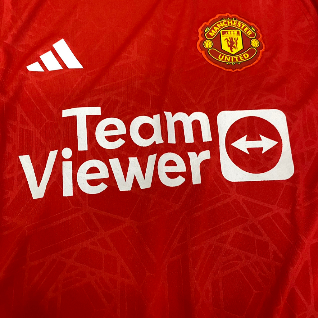 Bộ quần áo bóng đá MU đỏ sân nhà TAY DÀI mới 2024-FLG