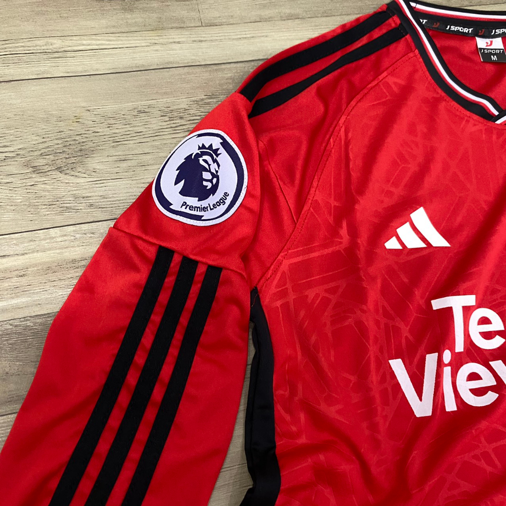 Bộ quần áo bóng đá MU đỏ sân nhà TAY DÀI mới 2024-FLG