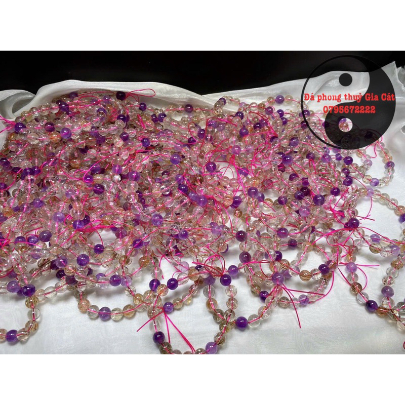 Vòng tay đá superseven vòng đá s7 siêu đẹp 5a kiểm định