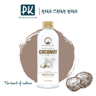 Dầu Dừa ép lạnh ly tâm cao cấp PK 100ml, Chăm sóc da, dưỡng mi