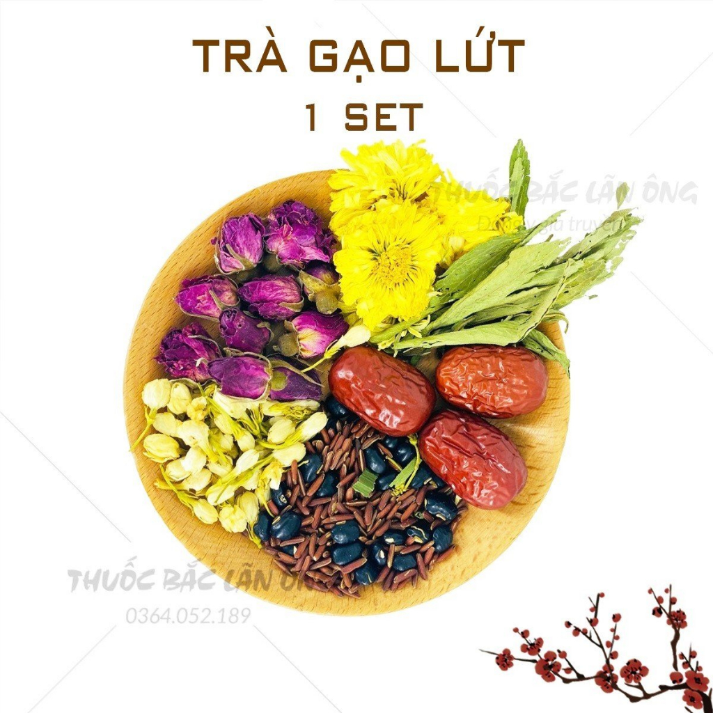 Trà gạo lứt thảo mộc mix (Thanh nhiệt cơ thể, kiểm soát cân nặng)
