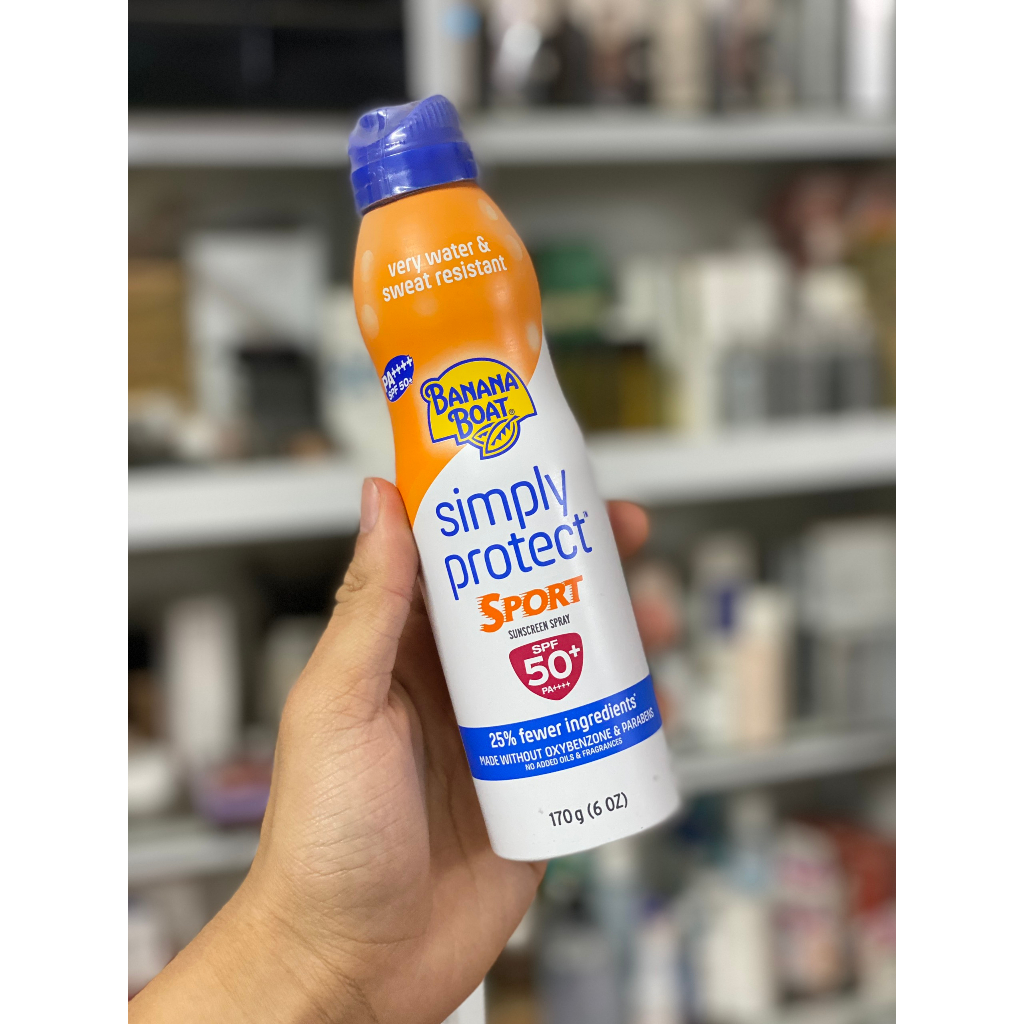 Xịt Chống Nắng Banana Boat Simply Protect Sport SPF50