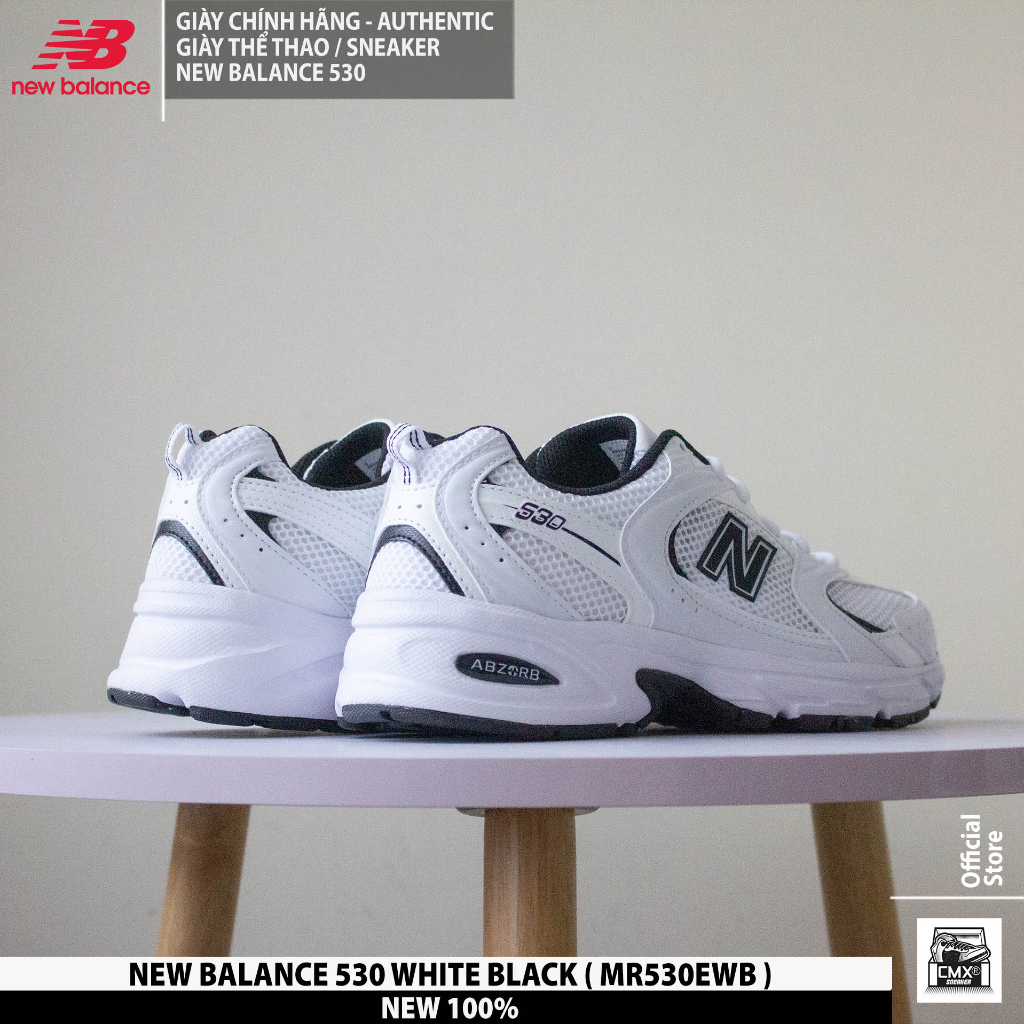 😘  Giày New Balance 530 Panda  - HÀNG CHÍNH HÃNG 100%