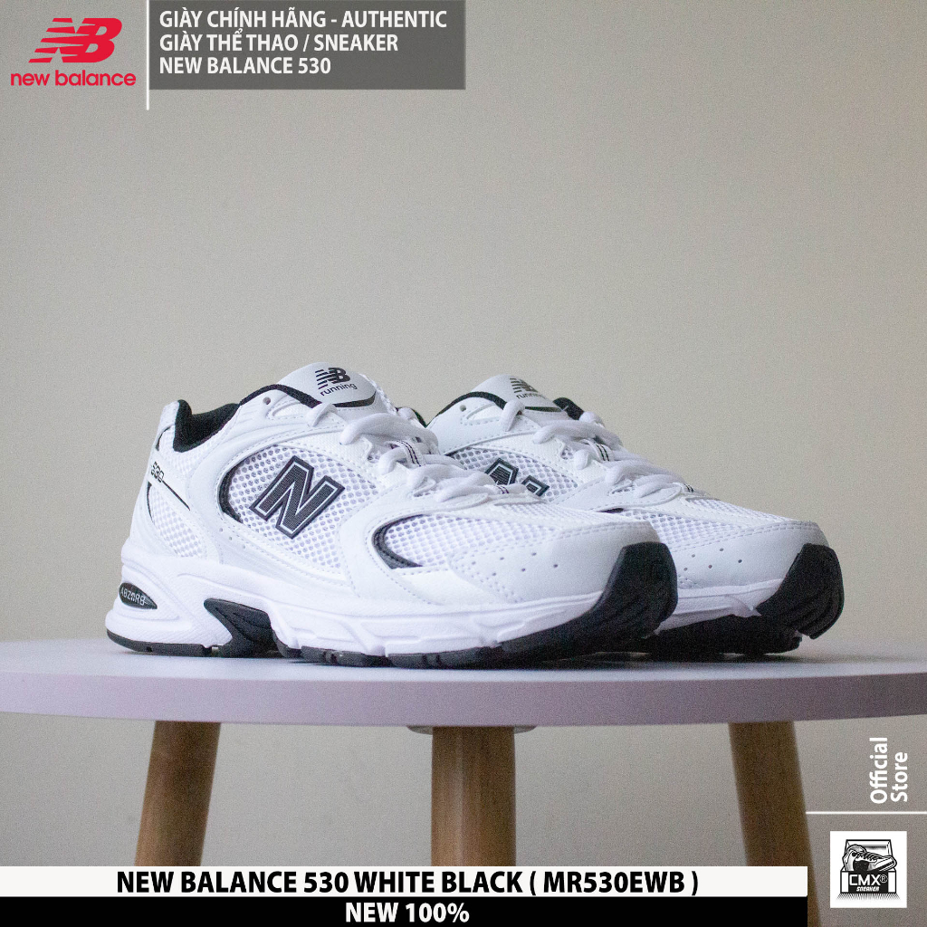😘  Giày New Balance 530 Panda  - HÀNG CHÍNH HÃNG 100%