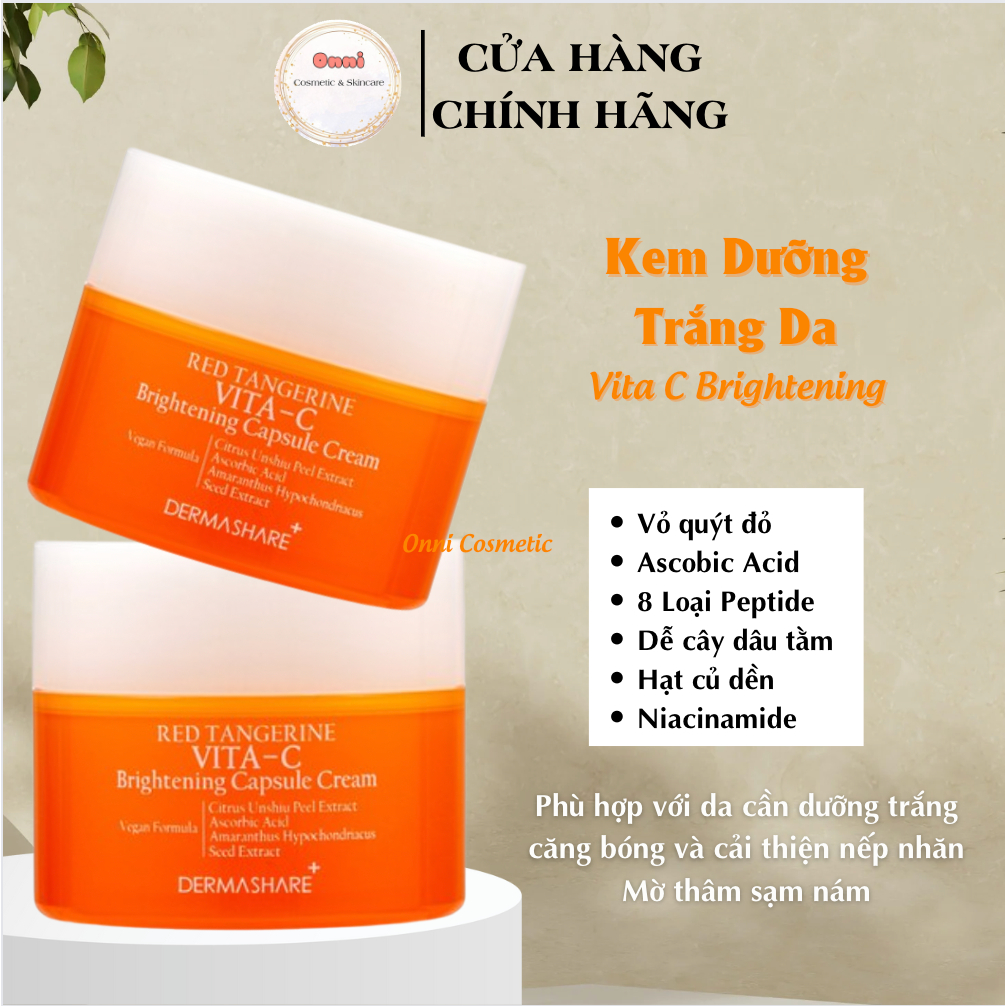 Line Dưỡng Trắng Da Vitamin C Dermashare Hàn Quốc