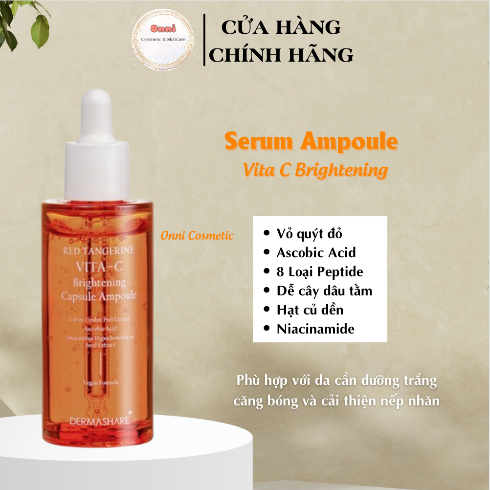 Line Dưỡng Trắng Da Vitamin C Dermashare Hàn Quốc