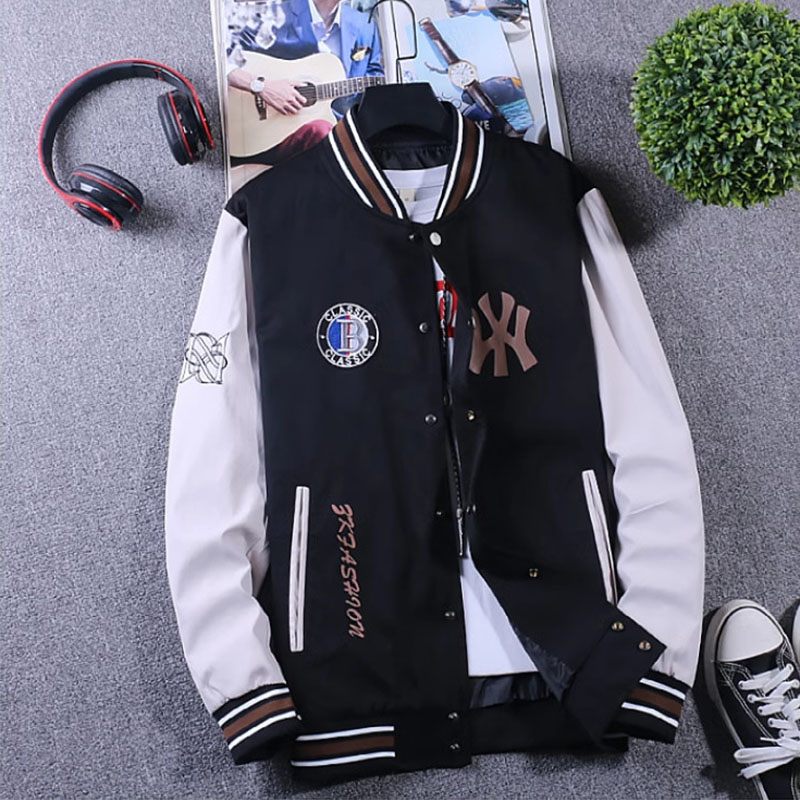 Áo Khoác Bomber Bóng Chày Nam Nữ Unisex Họa Tiết N_Y Dáng Xuông Thời Trang Zenkonu AO KHOAC NAM 049V2
