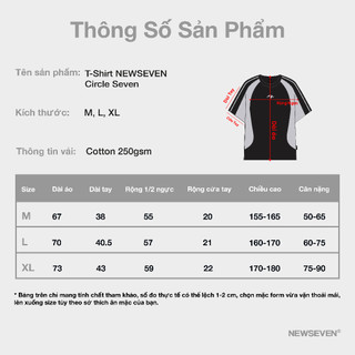 [ PHẠM THOẠI x NEWSEVEN ] Áo Thun NEWSEVEN Circle Seven Tee AT.234