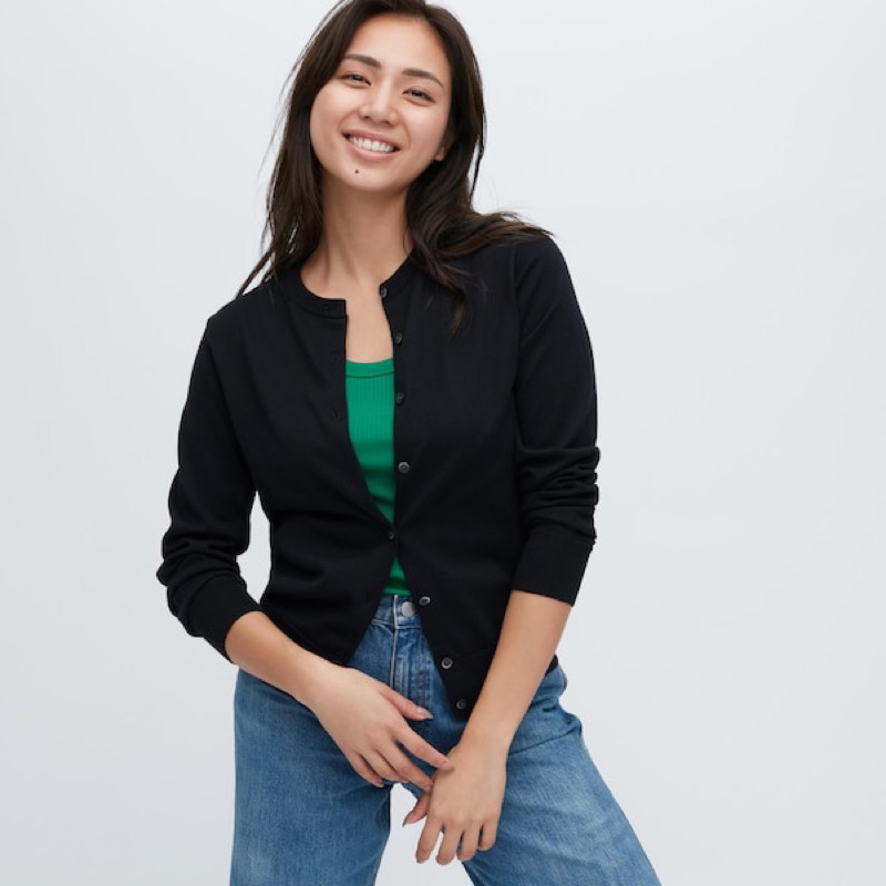 Áo cardigan len chống tia UV