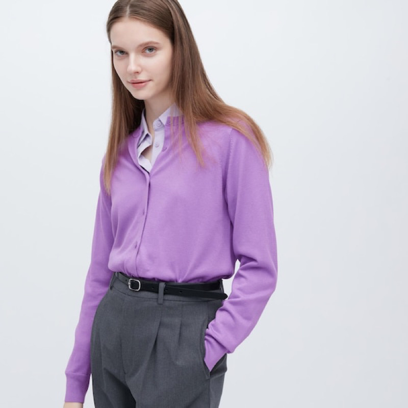 Áo cardigan len chống tia UV