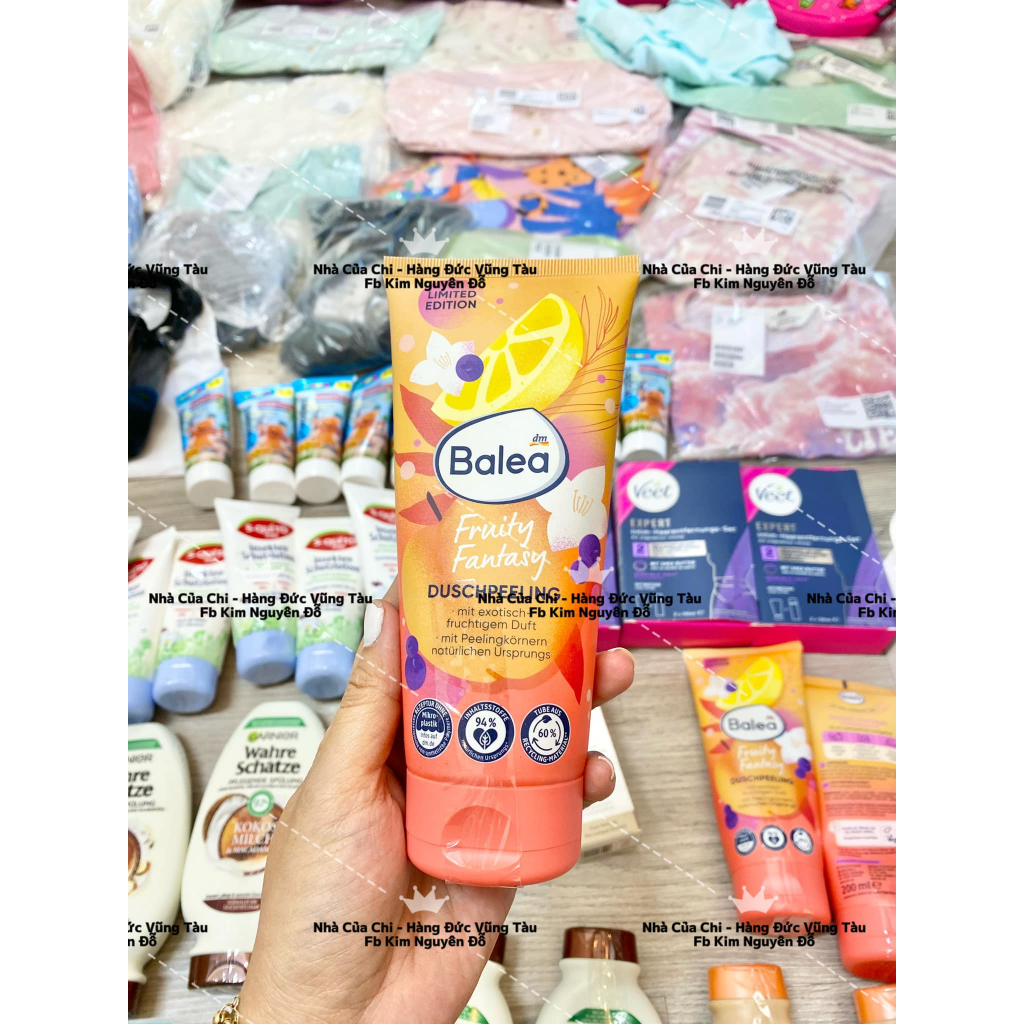 Sữa tắm tẩy da chết Balea bản LIMITED EDITION