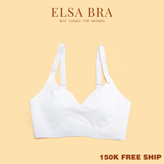 Áo Ngực Su ELSA BRA Không Đệm Không Gọng Không Viền Mềm Mại Nâng Ngực Nhẹ Nhàng Gợi Cảm 935