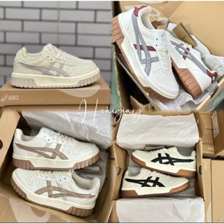  Giày Thể Thao Asics Court MZ Cream Black Gum Đủ Size Nam Nữ 