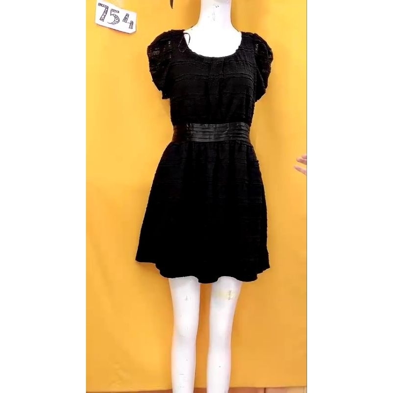 đầm ren đen tiểu thư size S/M. S754