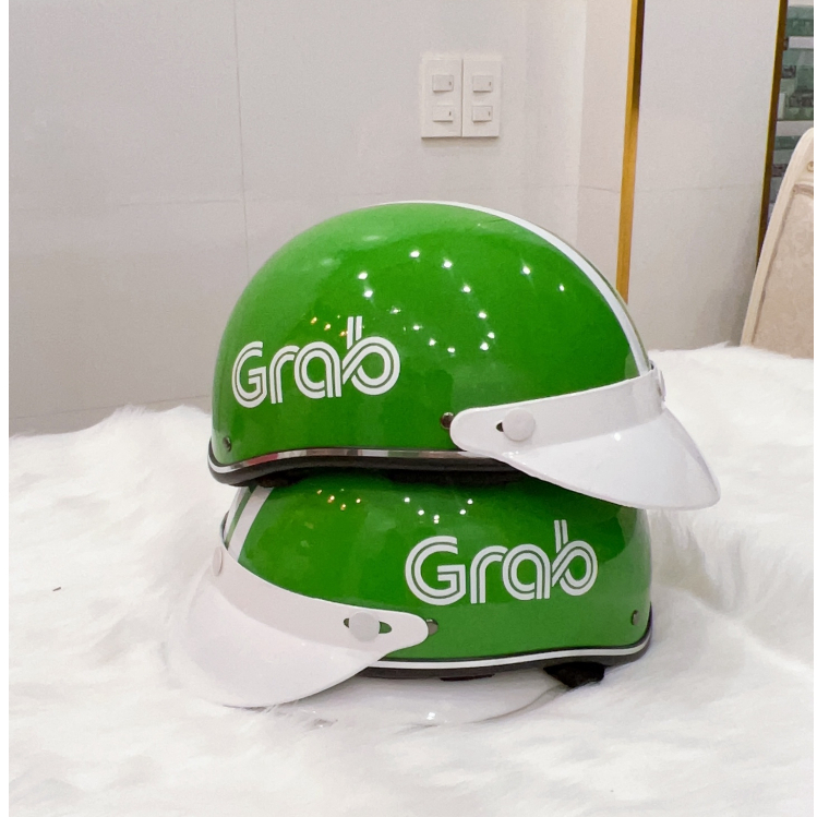 Nón Bảo Hiểm Nửa Đầu Grap Chạy Xe Ôm Shiper