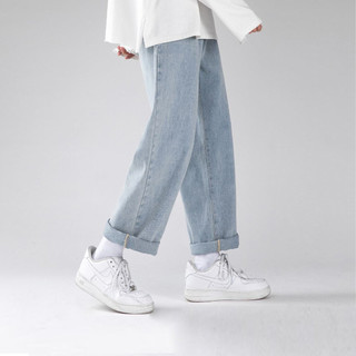 Quần jean basic suông unisex n7 oversize nam nữ phong cách hàn quốc ullzang thời trang đường phố