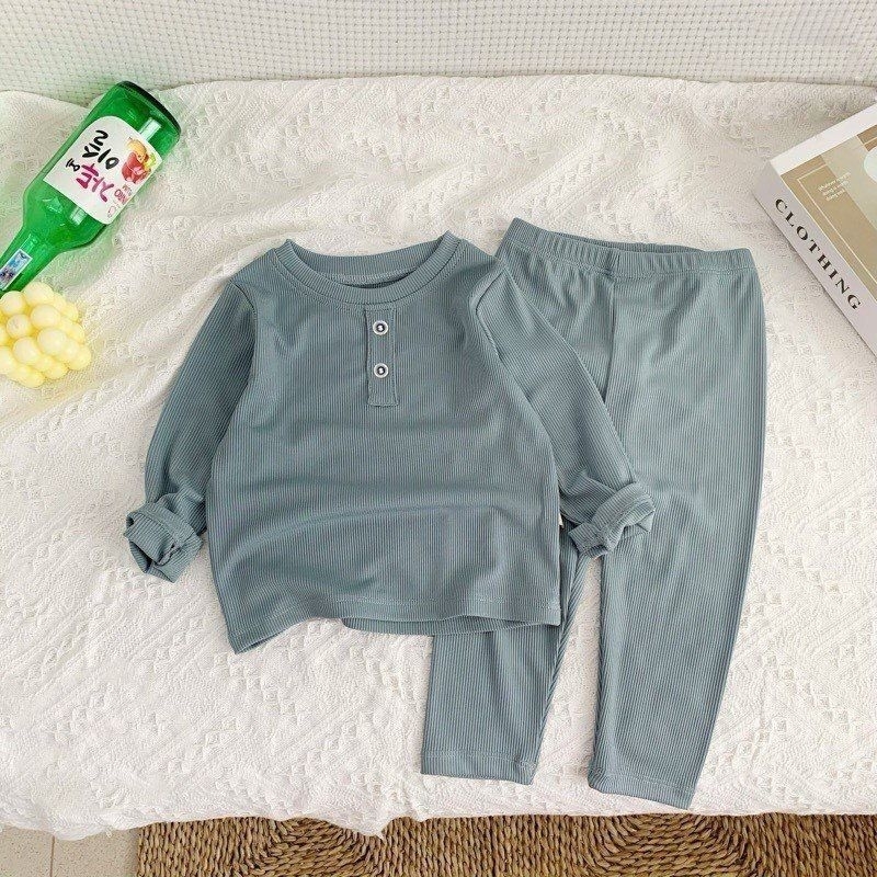 Bộ Tăm Lạnh Dài Tay Cho Bé Trai và Gái 0-3tuổi - Htrkids