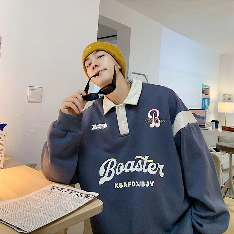Áo Sweater Polo Nỉ Nam Nữ Dài Tay Unisex In Chữ Boaster Phong Cách Ulzzang Thời Trang Zenkonu TOP NAM 280
