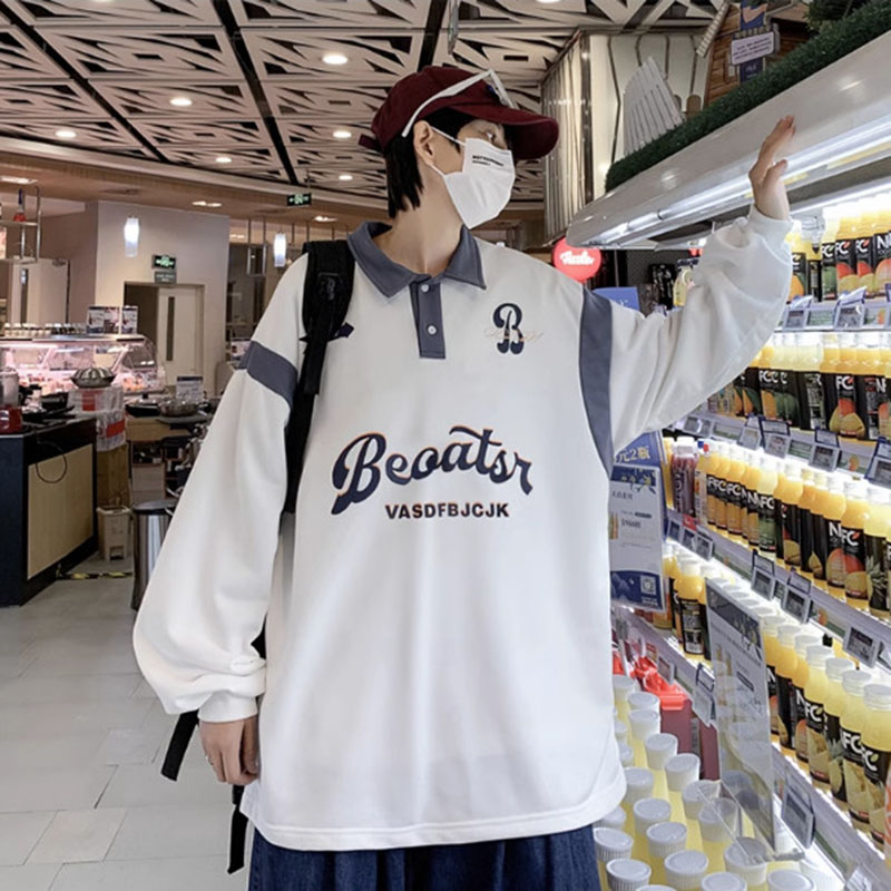 Áo Sweater Polo Nỉ Nam Nữ Dài Tay Unisex In Chữ Boaster Phong Cách Ulzzang Thời Trang Zenkonu TOP NAM 280V1