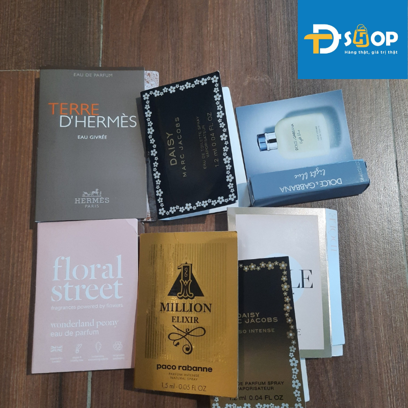 Nước hoa Vial Sample- Mẫu thử các hương nước hoa danh tiếng