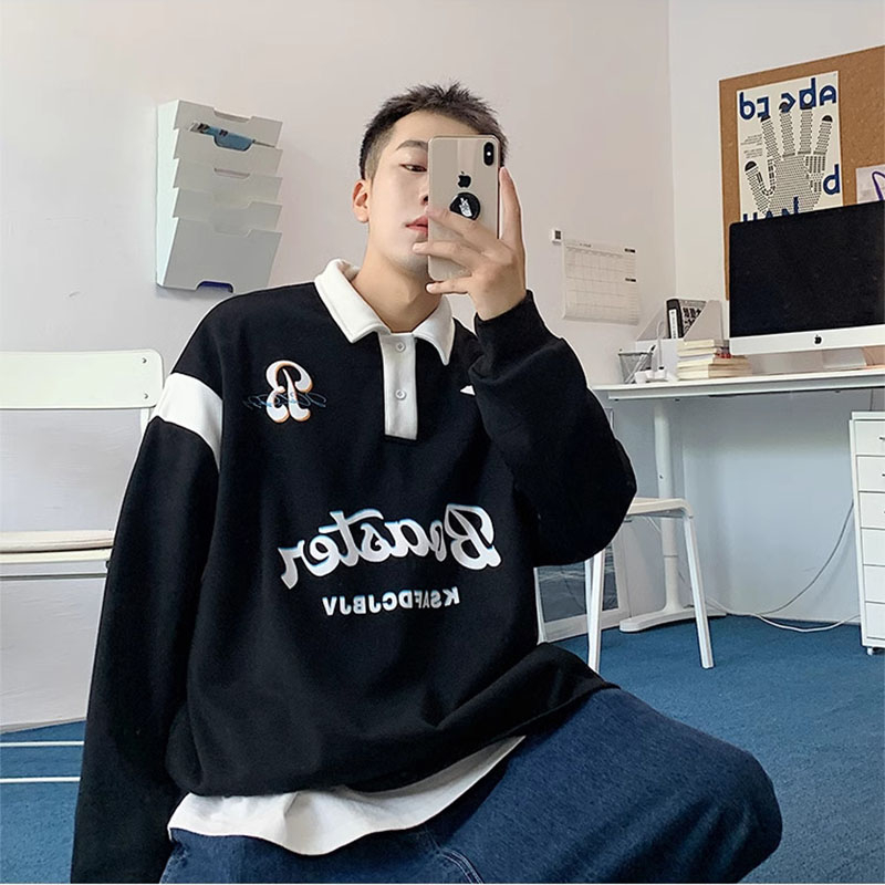 Áo Sweater Polo Nỉ Nam Nữ Dài Tay Unisex In Chữ Boaster Phong Cách Ulzzang Thời Trang Zenkonu TOP NAM 280