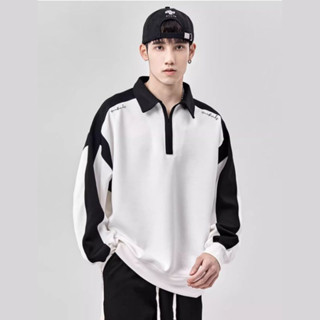 Áo Sweater Polo Nỉ Nam Nữ Dài Tay Unisex Tay Phối Viền Khóa Kéo Cổ Thời Trang Zenkonu TOP NAM 278V3